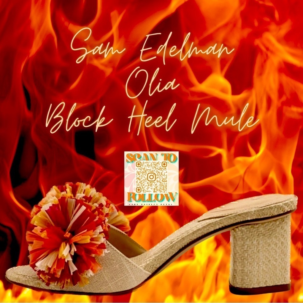 SAM EDELMAN OLIA BLOCK HEEL MULE